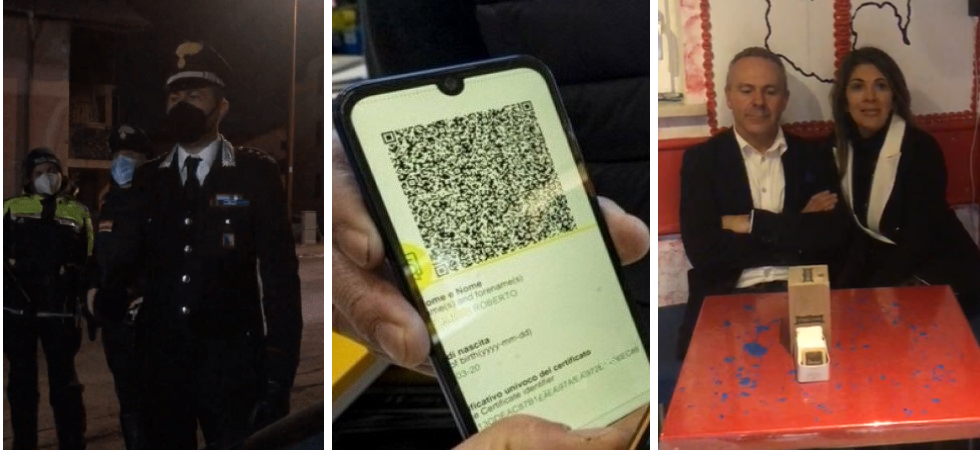 “Non chiedete il Green pass”, titolare del bar contro i carabinieri